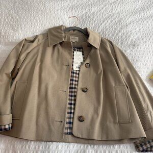 Bobby Sezane Size 2 Jacket Light Beige, NWT
